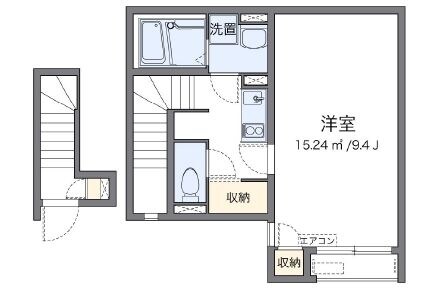 クレイノ向日葵　レジデンスの物件間取画像