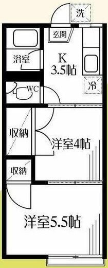 物件間取画像