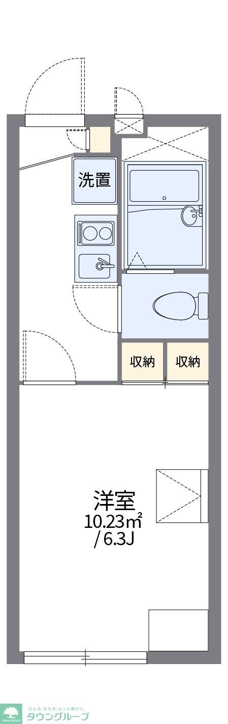 レオパレス相模が丘イーストの物件間取画像