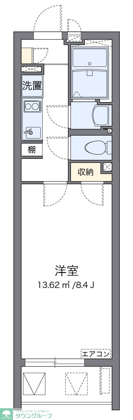 クレイノタウンコートの物件間取画像