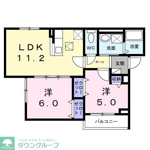 ラヴィアンローズの物件間取画像