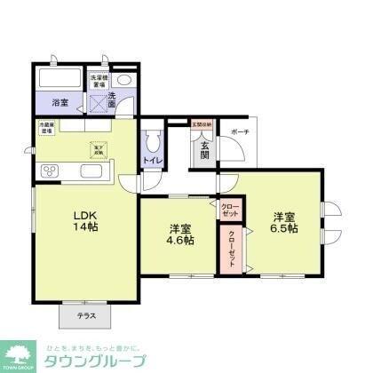 ハーベスト十番館の物件間取画像