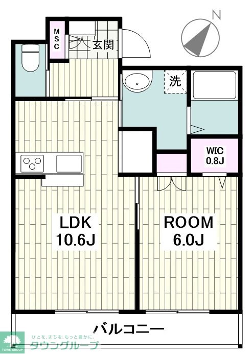 ラポールの物件間取画像