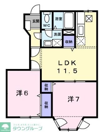 モンラルジュ８番館の物件間取画像