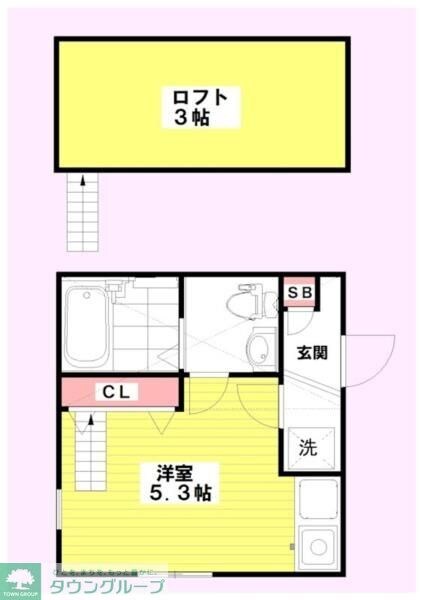 ルーム鴨居の物件間取画像