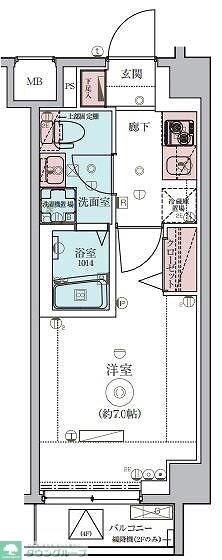 LEXE鷺沼の物件間取画像