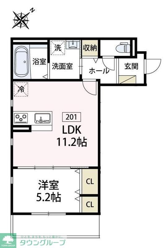 カーサ・ルピナスの物件間取画像