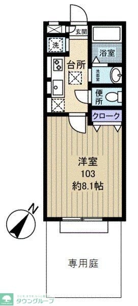 メゾンドゥリスの物件間取画像