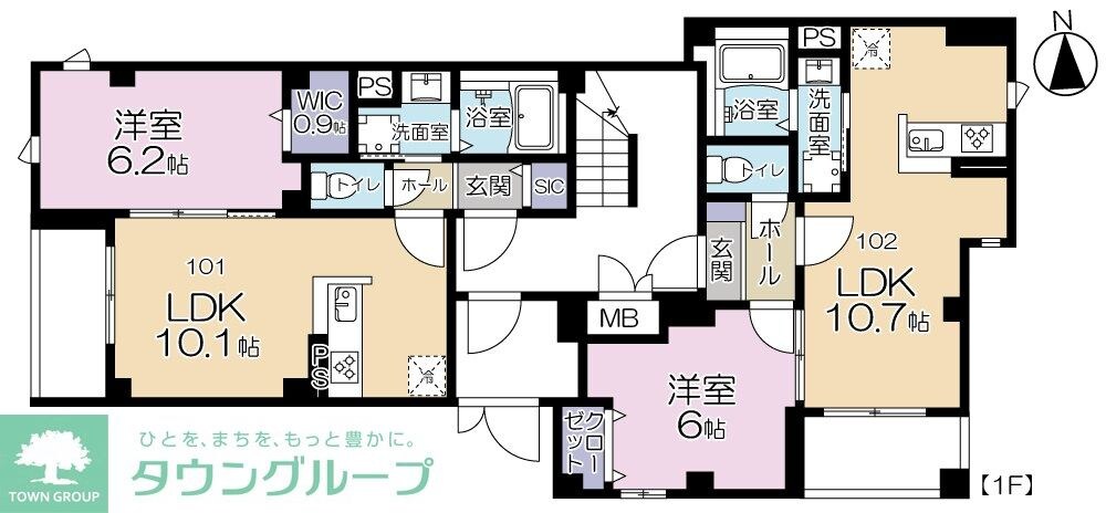 リヴェールKの物件間取画像