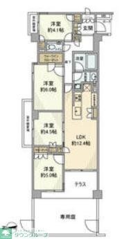 プレシス新百合ヶ丘の物件間取画像