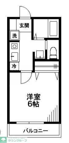 テラス三田の物件間取画像