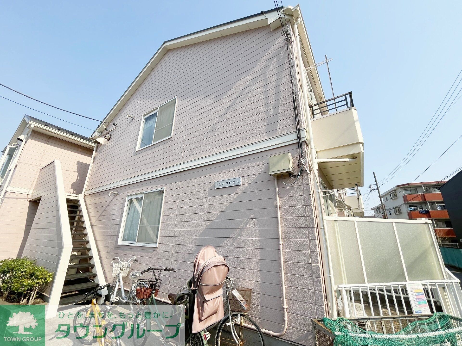 ドエル中野島Ａの物件外観写真