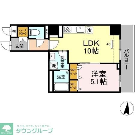 GRAND SOLEILの物件間取画像