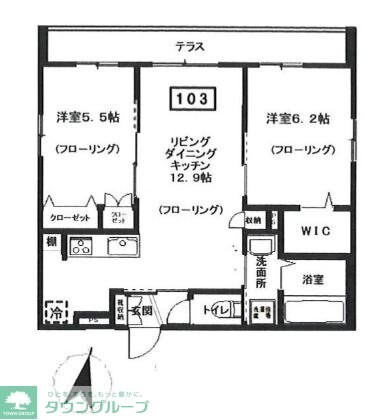仮）ウィスティリアEastの物件間取画像