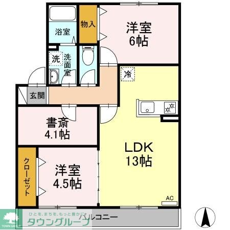 メゾン小柳の物件間取画像