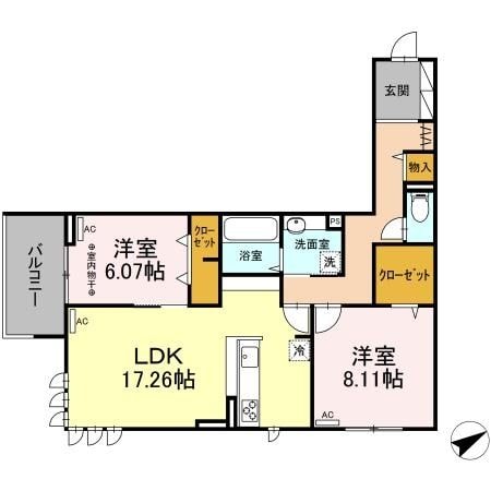 charmeの物件間取画像