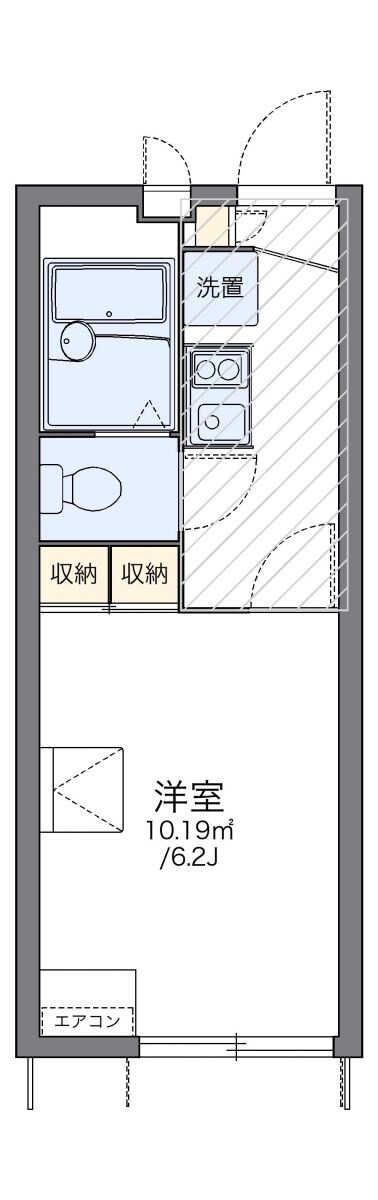 レオパレスライスワンの物件間取画像