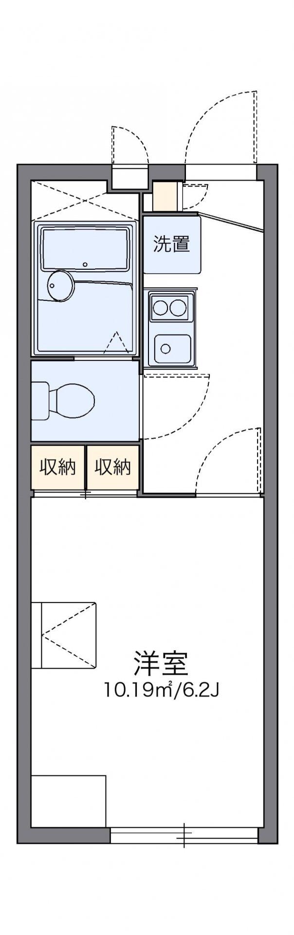 レオパレスジョイフルの物件間取画像