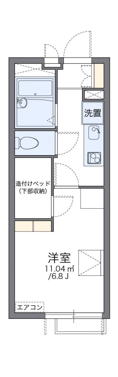 レオパレス歩の物件間取画像