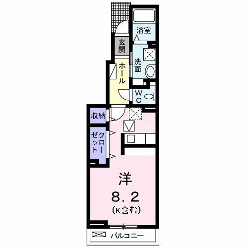 エレガント神谷原の物件間取画像