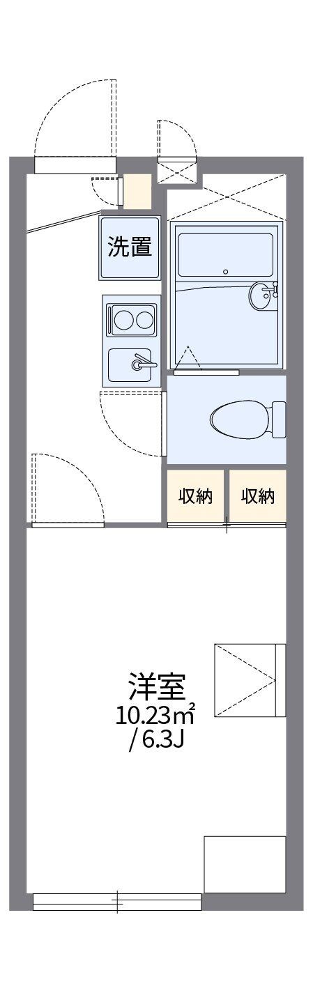 レオパレスセノーテの物件間取画像