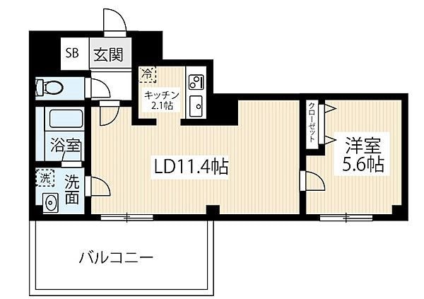 HY’s　MAXIV立川錦町の物件間取画像