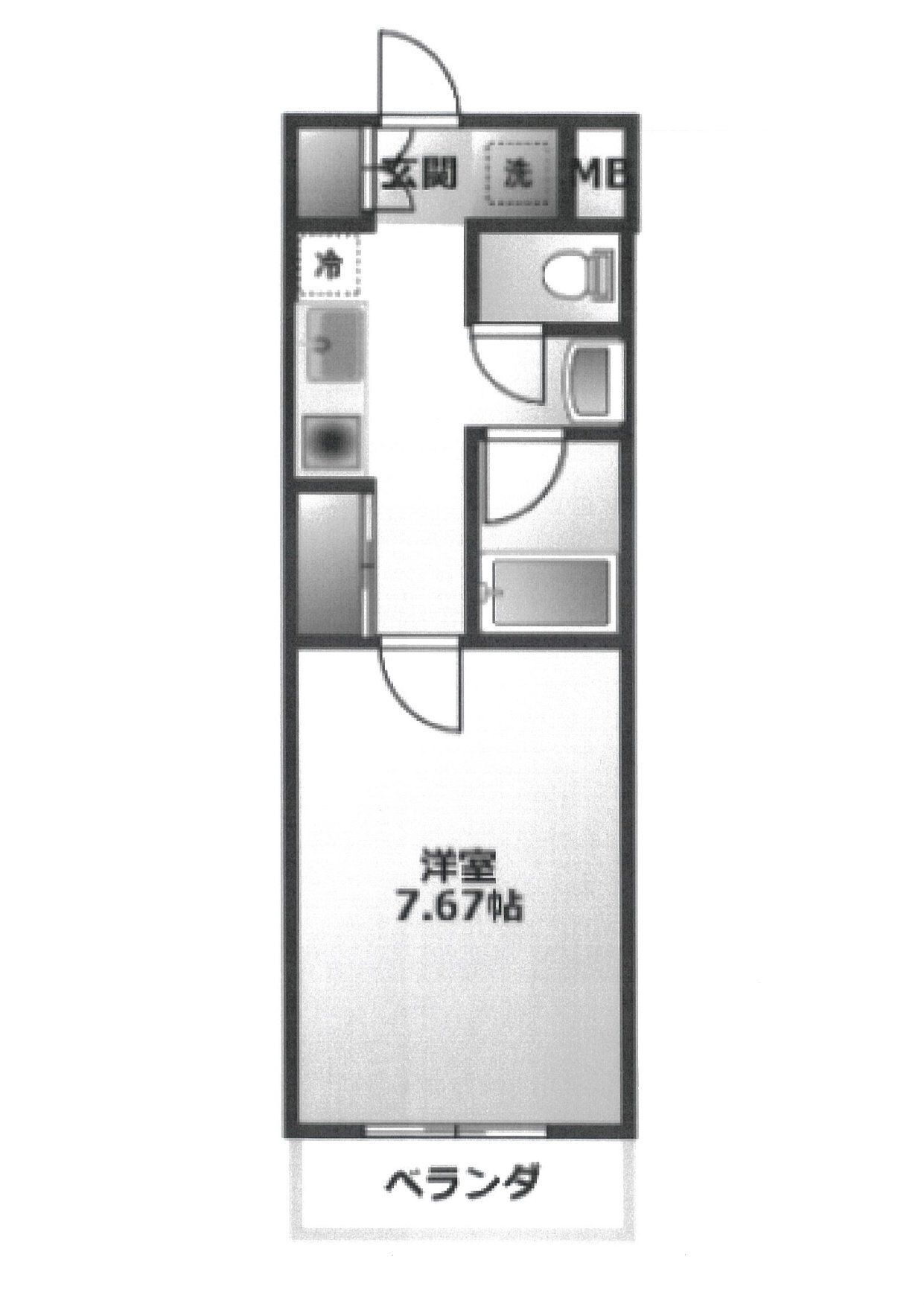 C's Manganji　IIの物件間取画像