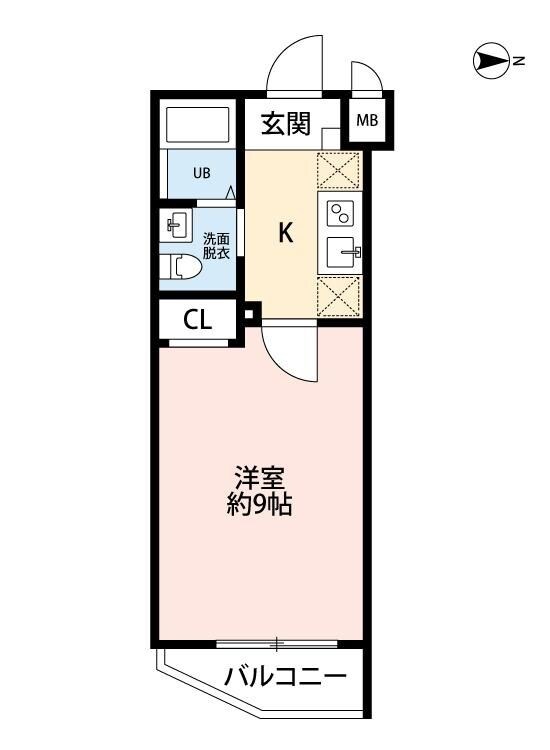 ヒルズ子安町の物件間取画像