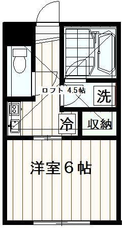 メゾンドラックの物件間取画像