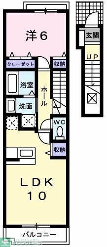 グレイス・パークＢの物件間取画像