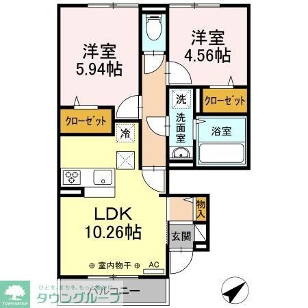 ラフィネの物件間取画像