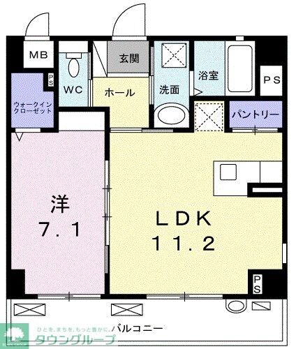 ボルダーズの物件間取画像