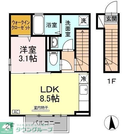 ローゼンハイムの物件間取画像