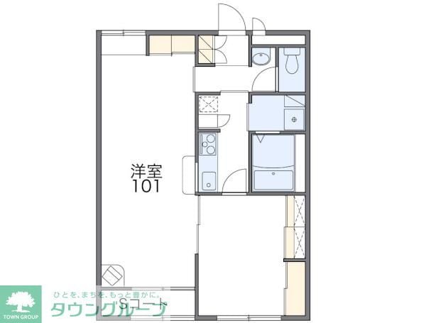 レオパレス柳澤の物件間取画像