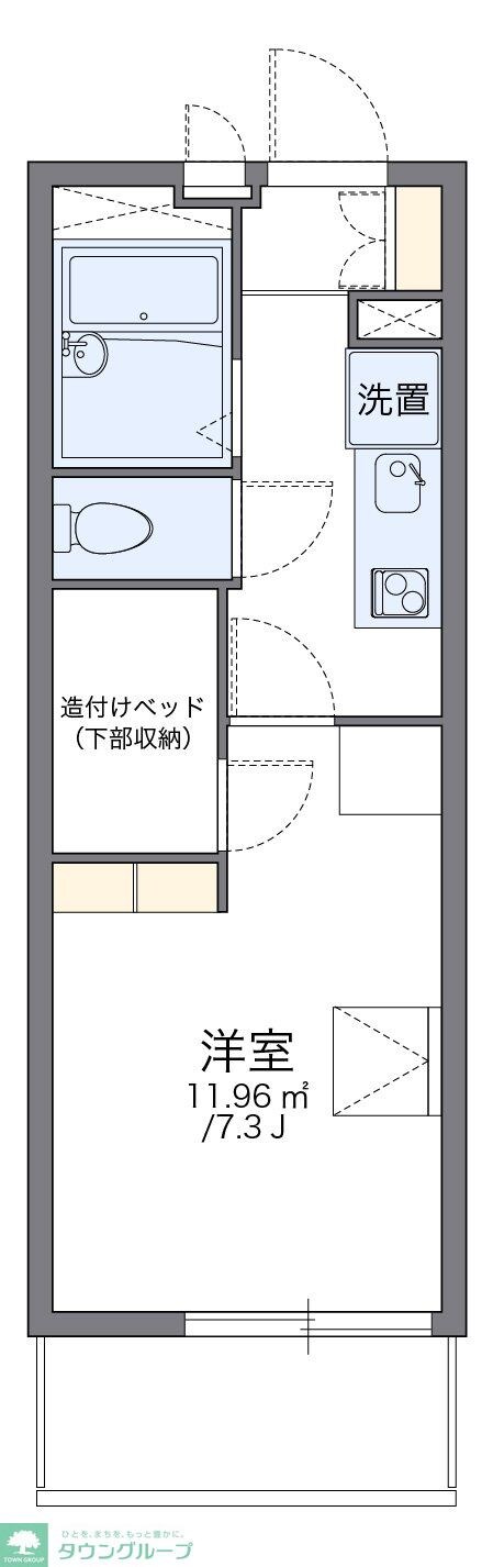 レオパレスやまももの物件間取画像