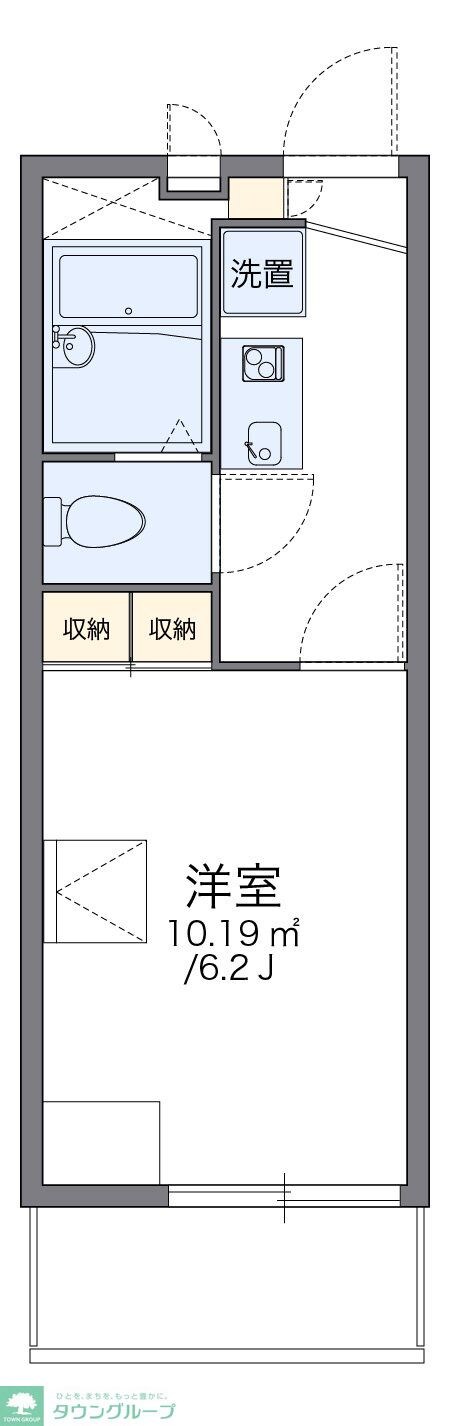 レオパレスｃｈｅｚ　ｍｏｉの物件間取画像