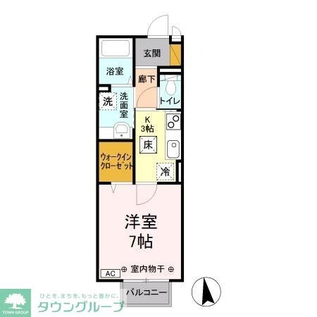 エスポワールの物件間取画像