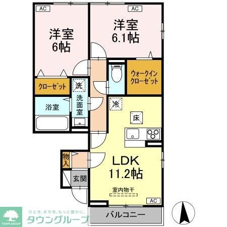 ガーネット　Iの物件間取画像