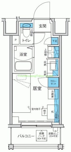 キャンパスヴィレッジ千歳烏山の物件間取画像