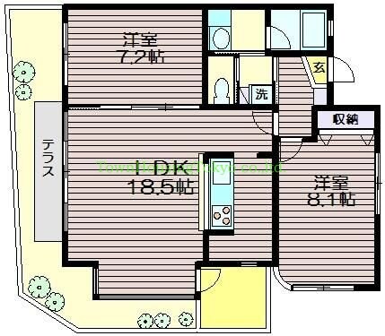 ラティア南烏山の物件間取画像