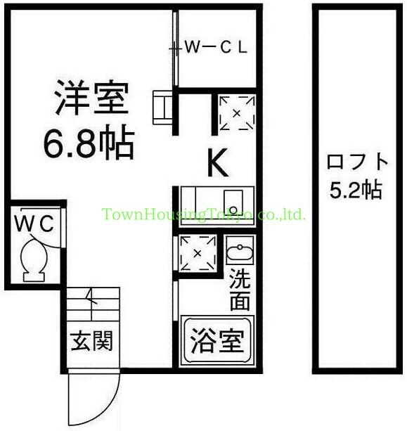 イヤシロチ下高井戸の物件間取画像