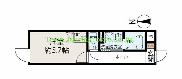 ピースフルパレス世田谷の物件間取画像