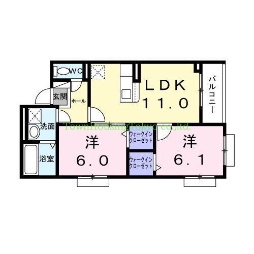 エステールＫの物件間取画像