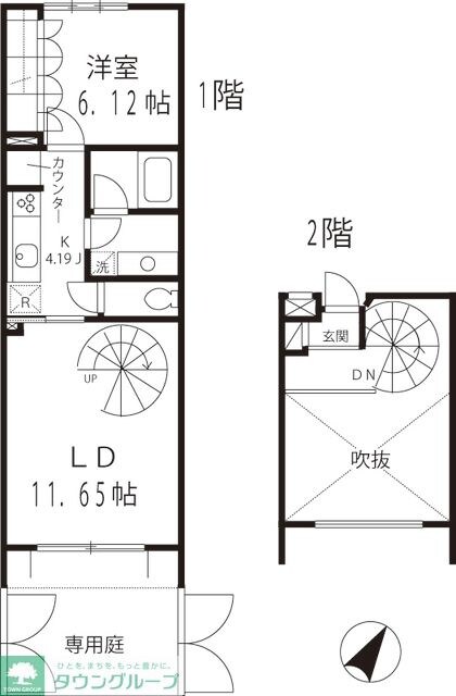 エスシード千歳台の物件間取画像