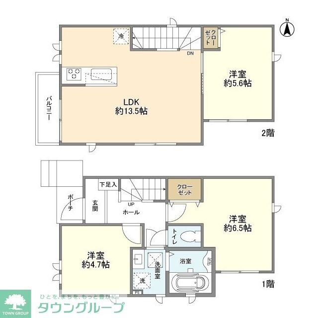 グランセＡ棟の物件間取画像