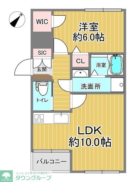 経堂コーポラスの物件間取画像