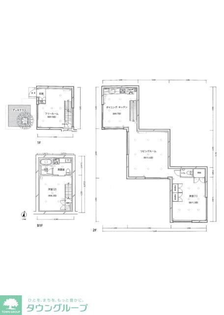 ガーデンコート成城ＵＮＩＴＥＤ　ＣＵＢＥＳの物件間取画像