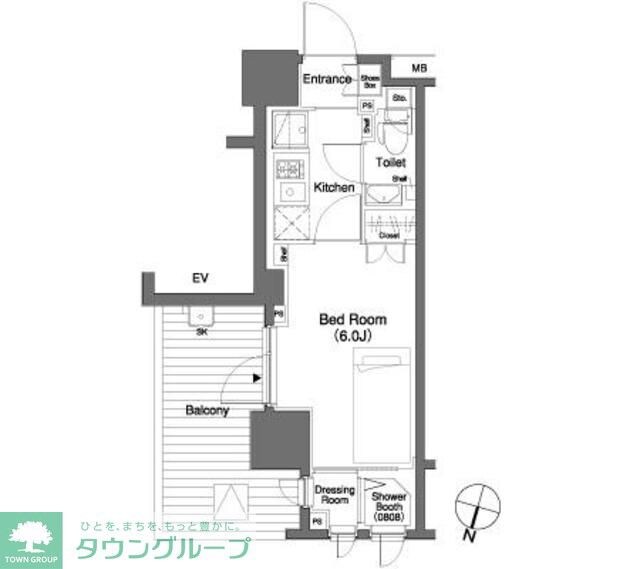 パークキューブ笹塚の物件間取画像