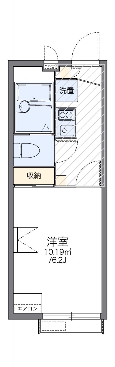 レオパレスエクセル岡本の物件間取画像