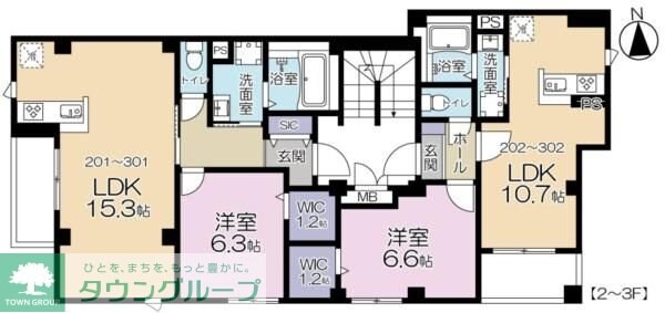 リヴェールＫの物件間取画像